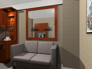 Desain Ruang Tamu apartemen Green Bay Pluit